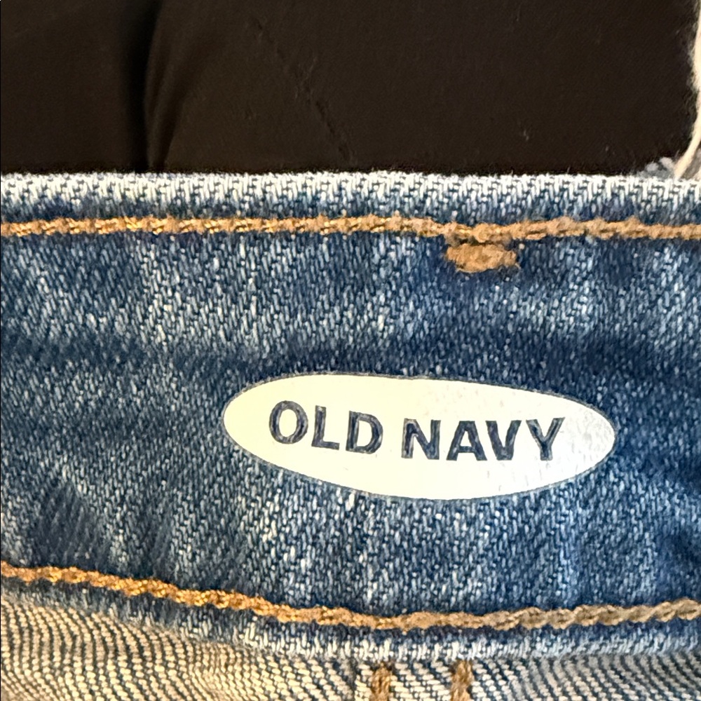 Old Navy Denim Distressed Skirt Size 8 - Picture 3 of 4